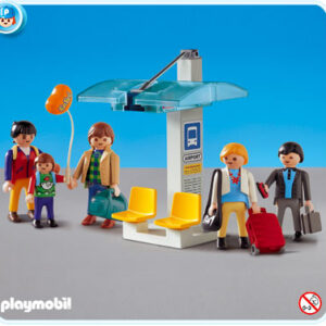Playmobil Voyageurs abri bus 3171