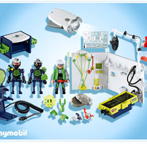 Playmobil Laboratoire du Robo-gang et lampe multifonctions 4880