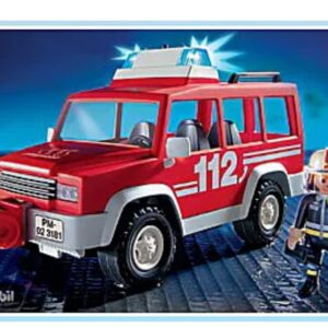 Playmobil Pompier Véhicule d’intervention RC 3181