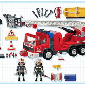Playmobil Pompiers Camion grande échelle 3182