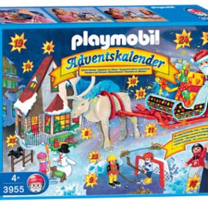 Playmobil Calendrier de l’Avent Jeux d’hiver 3955 (boite abîmée)