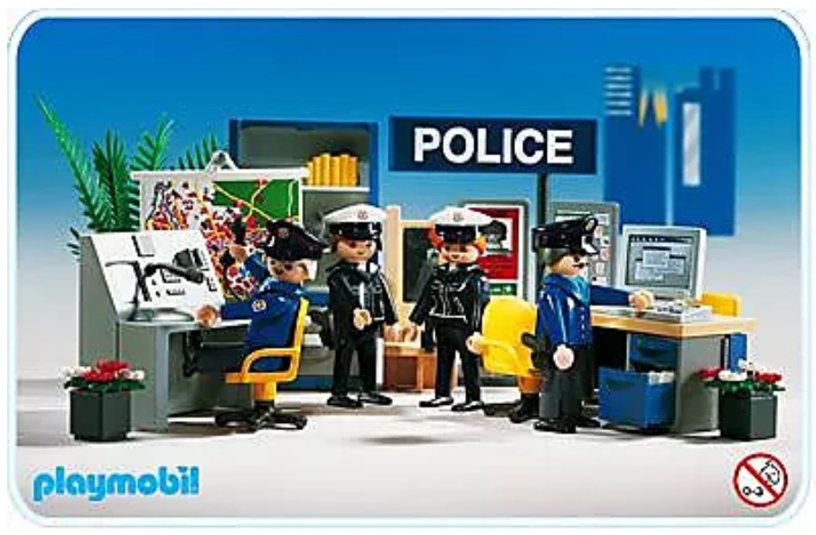 Playmobil Policiers d'intervention hélicoptère 3908