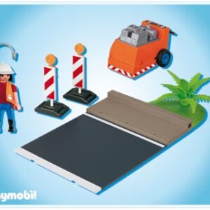 Playmobil Ouvrier avec scie à bitume 4044