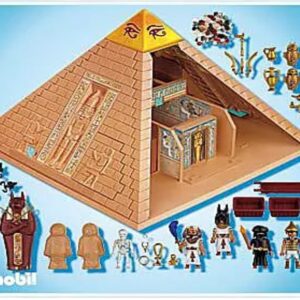 Playmobil Pyramide Egyptienne 4240 légèrement abîmée