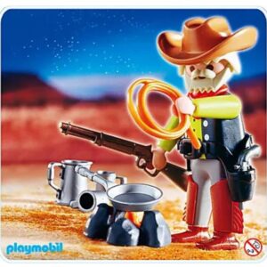 Cowboy feu de camp Playmobil 4665