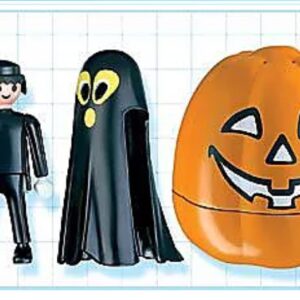 Playmobil Citrouille halloween avec fantôme noir 4771