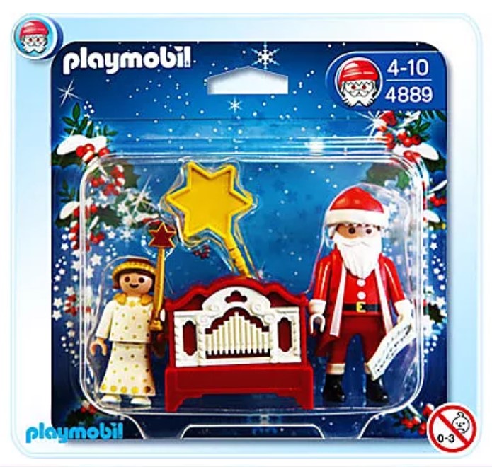 Playmobil Christmas Santa Claus with Snowman Set #4890 