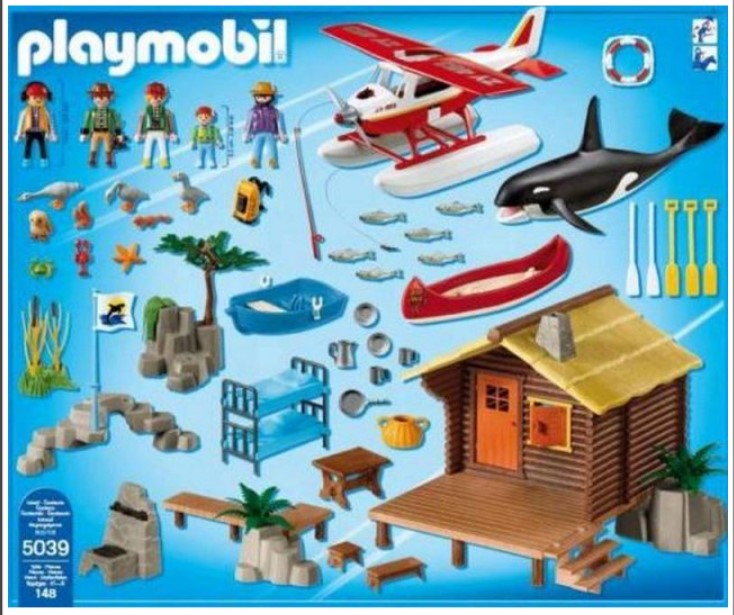 Playmobil Cabane du pêcheur et hydravion 5039 - Au Pays des Enfants