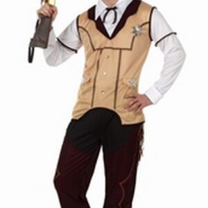 Déguisement costume Cow Boy Sheriff (tâché) M/L