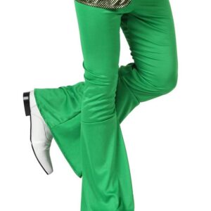 Déguisement costume Disco pantalon vert