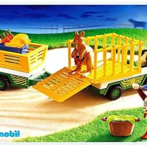 Playmobil Gardien de zoo et véhicule d’entretien 3242