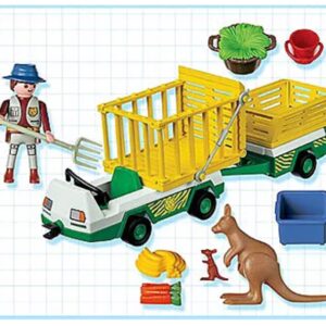 Playmobil Gardien de zoo et véhicule d’entretien 3242