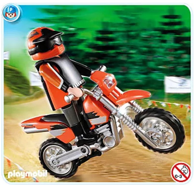 Moto cross enfant playmobil