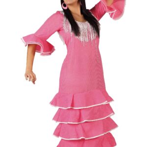 Déguisement costume Danseuse flamenco rose XL