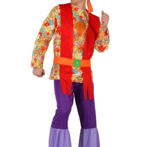 Déguisement costume Hippie homme Woodstock M/L