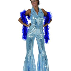 Déguisement costume Disco femme bleu M/L
