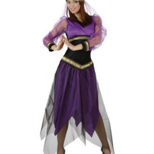 Déguisement costume Danseuse orientale violet XL