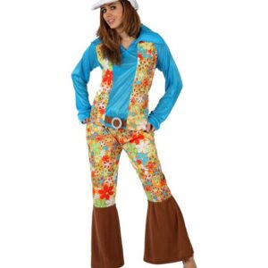 Déguisement costume Hippie femme fleurs