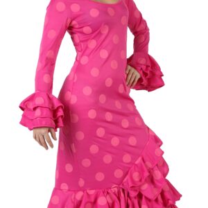 Déguisement costume Danseuse Flamenco espagnole rose XL