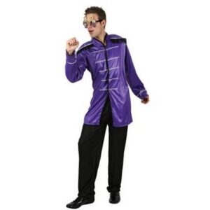 Déguisement costume Chanteur rock Musicien violet M/L