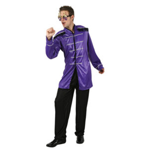 Déguisement costume Chanteur rock Musicien violet M/L
