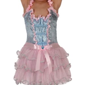 Déguisement costume Danseuse ballerine rose et bleu 7-9 ans