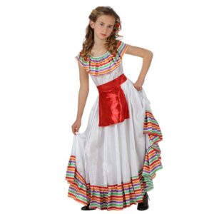 Déguisement costume Mexicaine 7-9 ans