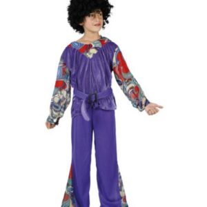 Déguisement costume Hippie purple