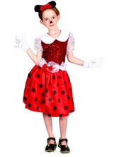 Déguisement costume Minnie rouge 5-6 ans