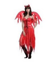 Déguisement costume Diablesse sans ailes Halloween