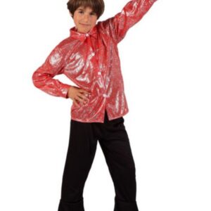 Déguisement costume Disco rouge 7-9 ans