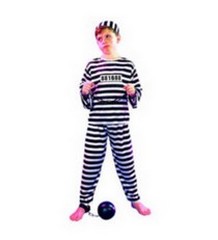 Déguisement costume Bagnard Prisonnier 4-6 ans