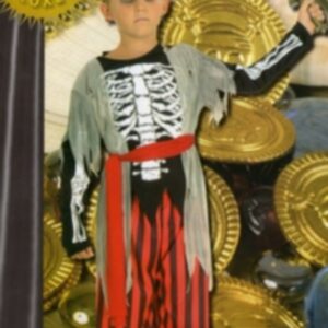 Déguisement costume Pirate squelette 7-9 ans