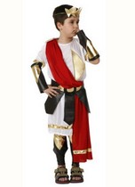 Déguisement costume Romain César 5-6 ans