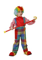 Déguisement costume Clown salopette 5-6 ans