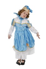 Déguisement costume Reine bleue 3-4 ans