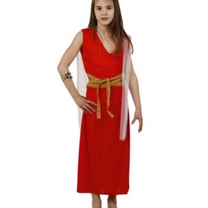 Déguisement costume Romaine rouge 3-4 ans