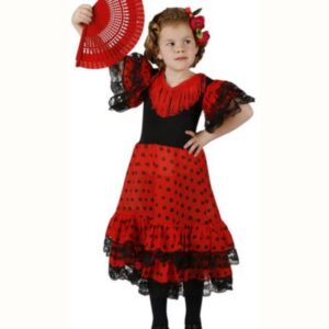 Déguisement costume Danseuse espagnole flamenco 3-4 ans