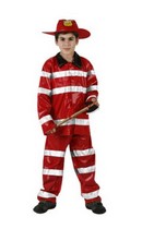 Déguisement costume Pompier 7-9 ans