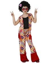 Déguisement costume Hippie fleurs