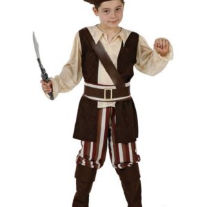 Déguisement costume Pirate marron 10-12 ans