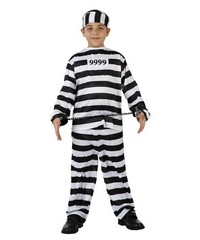 Déguisement costume Bagnard Prisonnier 5-6 ans