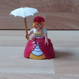 Dame de la cour et ombrelle Playmobil