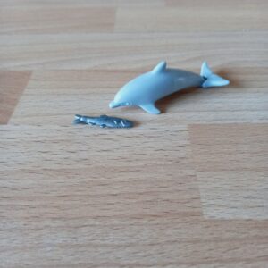 Dauphin et poisson neuf Playmobil