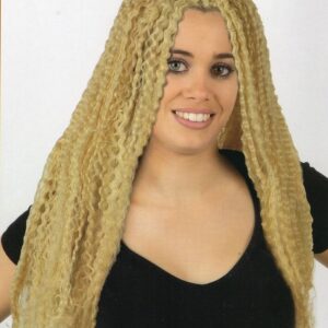 Perruque blonde cheveux longs Afro