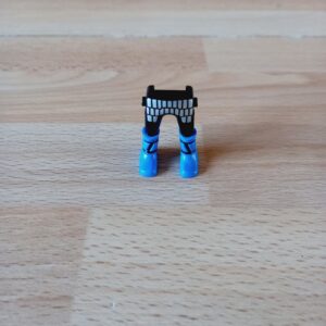 Jambes argentées bottes bleues neuf Playmobil