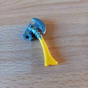 Hache dragon jaune neuf Playmobil
