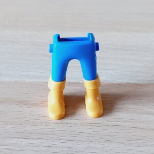 Jambes bleues bottes orange neuf Playmobil