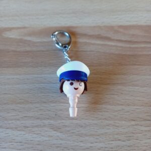 Tête pour porte clés homme casquette neuf Playmobil