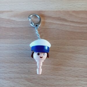 Tête pour porte clés homme casquette neuf Playmobil